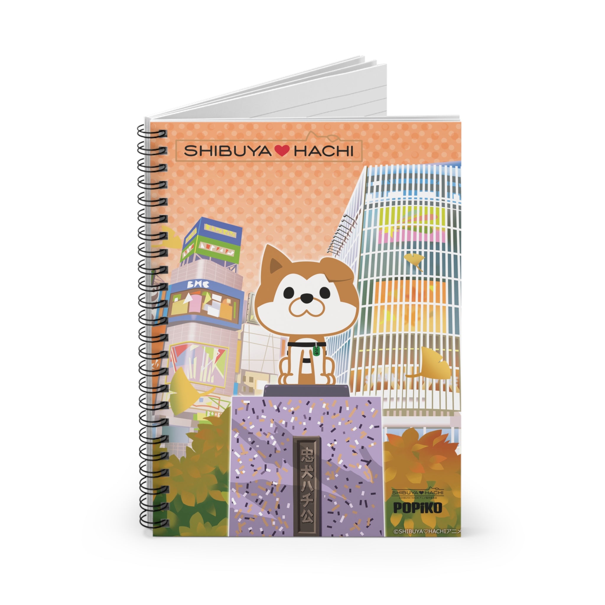 Shibuya Hachi Spiral Notebook